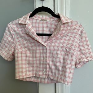 cropped shirt size XS